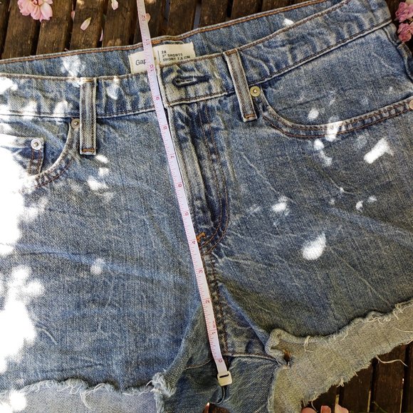 Vintage style jean shorts - Picture 4 of 5